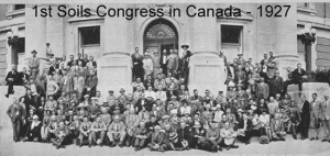 1st Soils Congress 1927 - Group Photo in Canada
